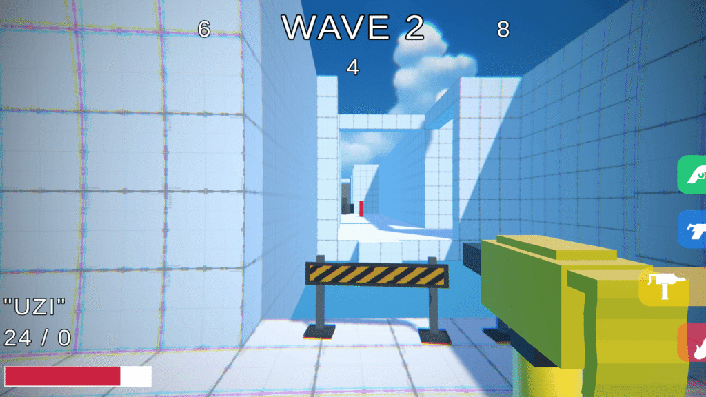 The 3D Paradise Asset Pack Jam #1! a colorful fps to play im6